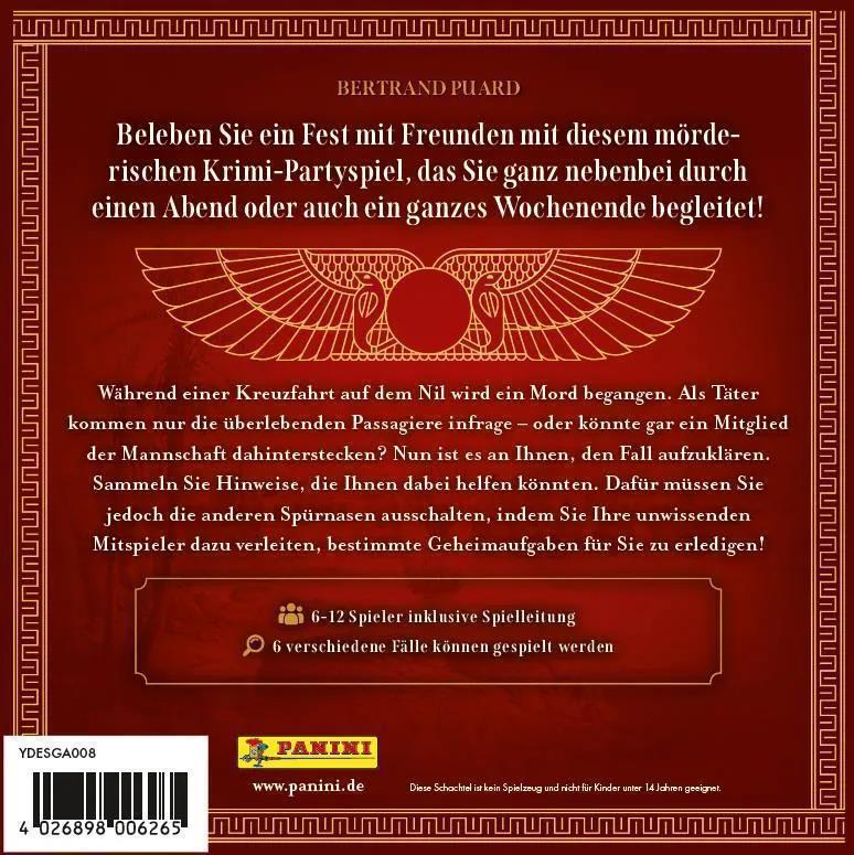 Murder Party: Blutige Kreuzfahrt auf dem Nil - ein mörderisches Partyspiel für Krimi-Fans (DE)