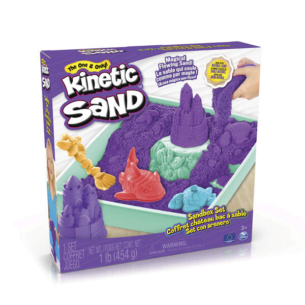Kinetic Sand Box Set Lila (454g)