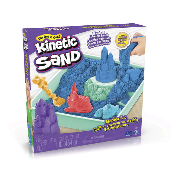 Kinetic Sand Box Set Blau (454g)