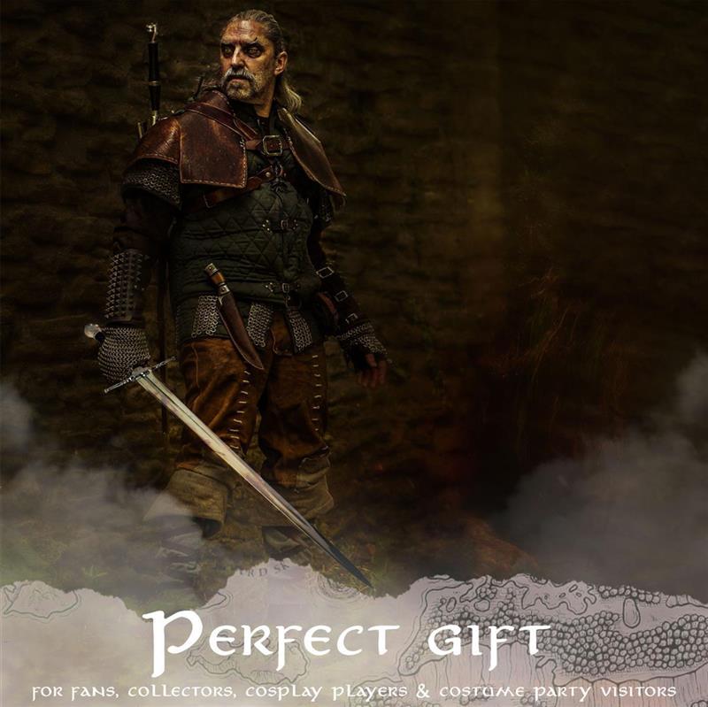 The Witcher - Stahl Schwert mit Scheide
