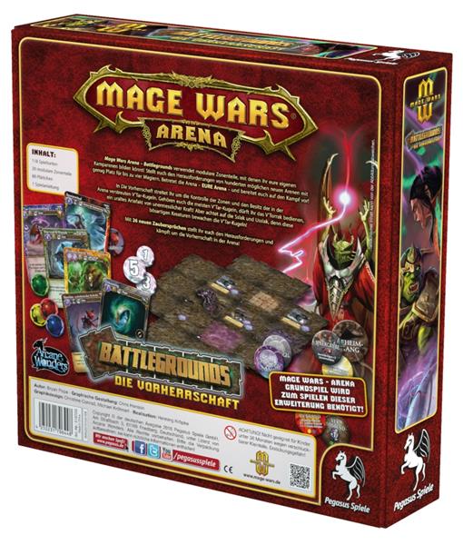Mage Wars Arena - Battlegrounds: Die Vorherrschaft, Deutsch