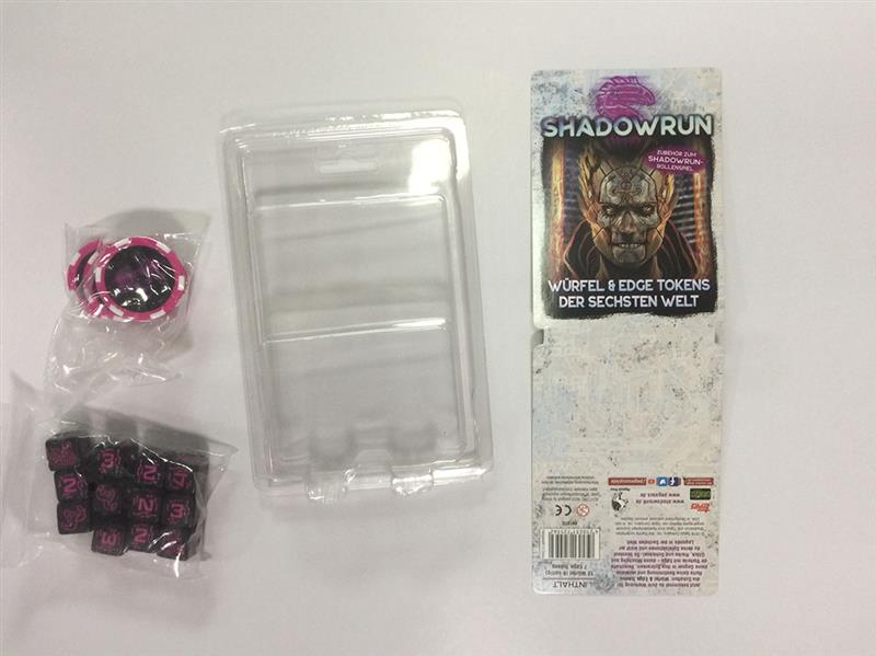 Shadowrun: Würfel & Edge Tokens der Sechsten Welt