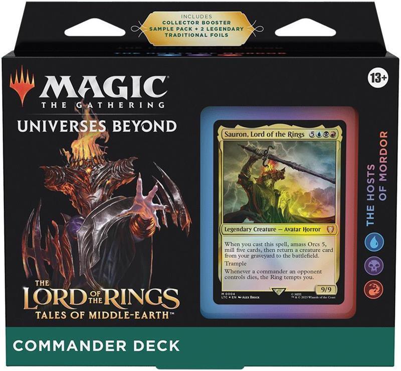 MTG - Der Herr der Ringe: Geschichten aus Mittelerde Commander-Deck (EN) Die Horden Mordors (Blau/Schwarz/Rot)