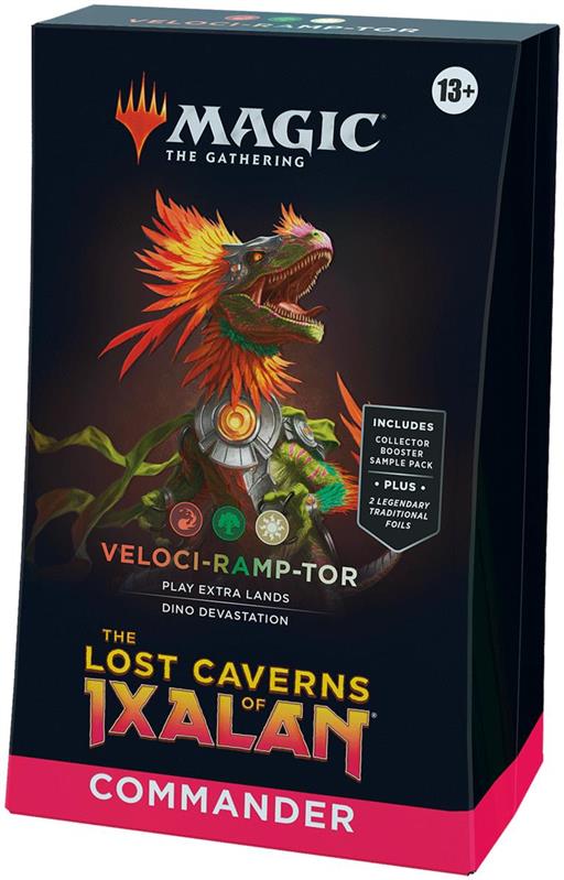 MTG - The Lost Caverns of Ixalan Commander Deck (GER) Veloci-ramp-tor (White/Red/Green)
