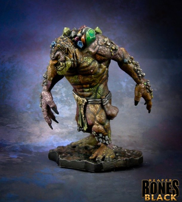 Reaper 44002: Rock Troll, Reaper Bones Black