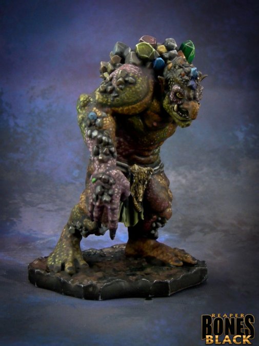 Reaper 44002: Rock Troll, Reaper Bones Black