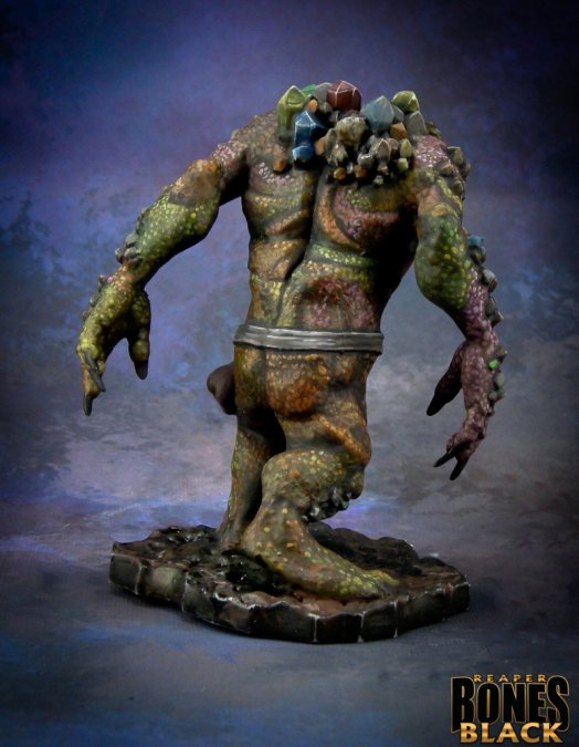 Reaper 44002: Rock Troll, Reaper Bones Black