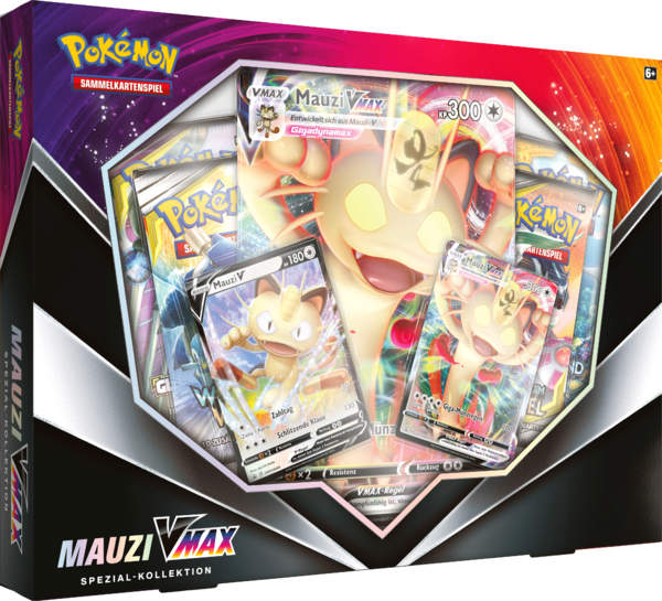 Pokemon Mauzi VMAX Spezial Kollektion, German