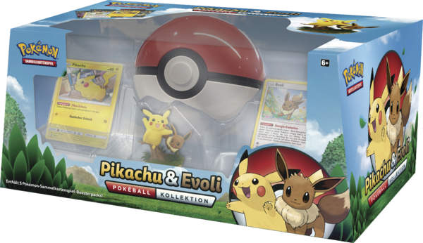 Pokemon Pokeball-Kollektion Pikachu & Evoli, German