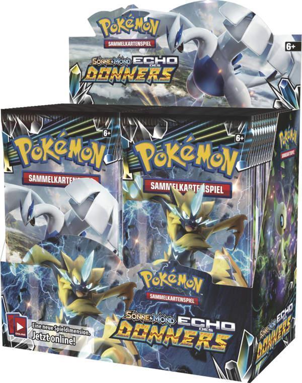 Pokemon Sonne und Mond Serie 8: Echo des Donners Booster Pack, Deutsch