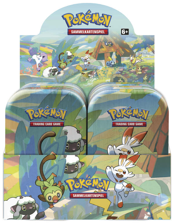 Pokemon Galar Pals Mini Tin Box, Deutsch