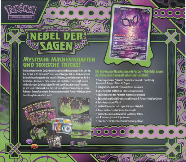 Pokemon Karmesin & Purpur 06.5 Nebel der Sagen Top-Trainer Box (DE)