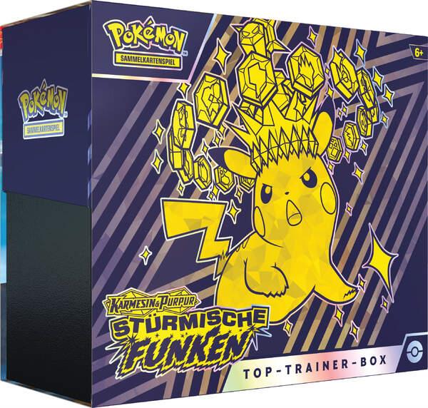 Pokémon Sammelkartenspiel Stürmische Funken Top-Trainer Box (DE)