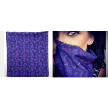 Wild Bangarang Snood - DND Purple Logo