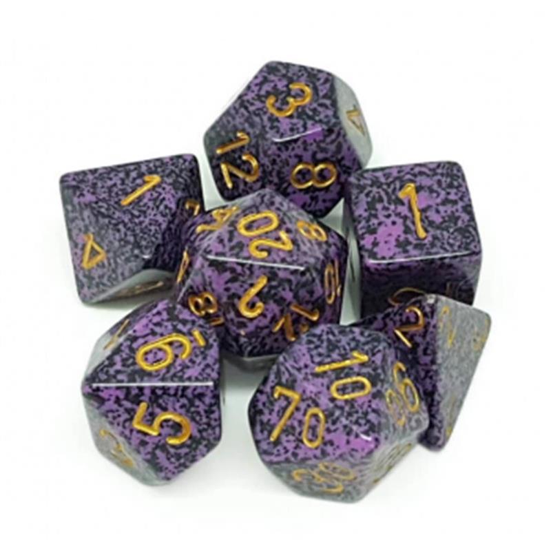 Chessex Speckled Polyhedral 7-Die Set - Hurricane
