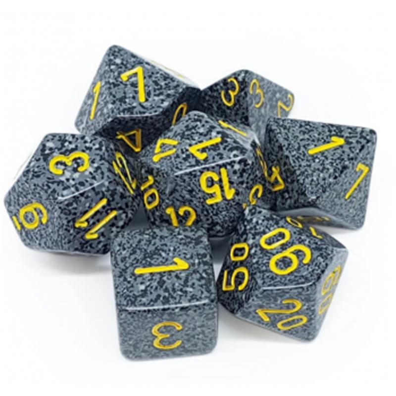 Chessex Speckled Polyhedral 7-Die Set - Urban Camo