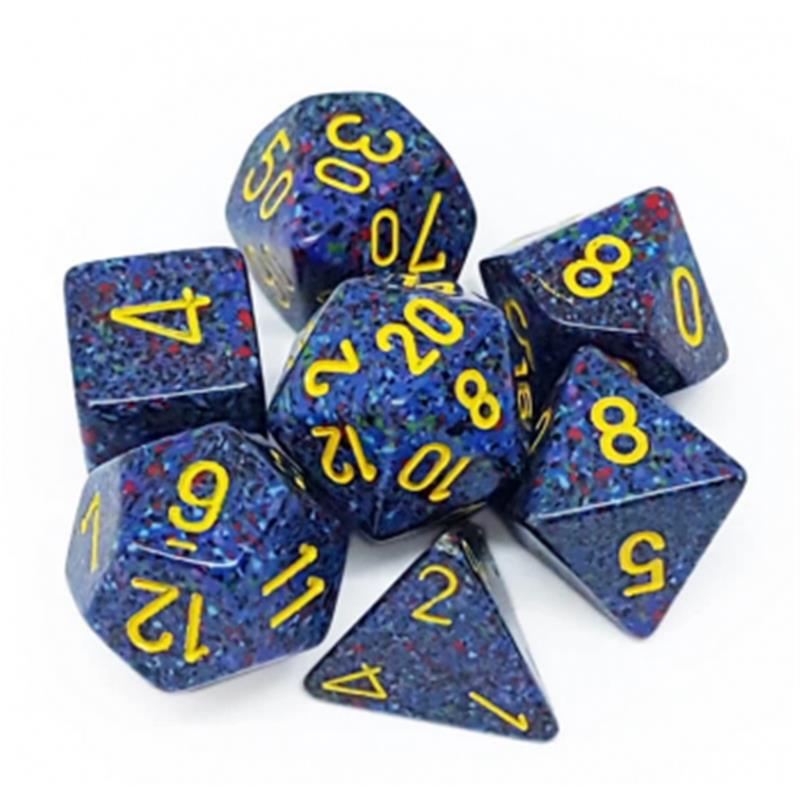 Chessex Speckled Polyhedral 7-Die Set - Twilight