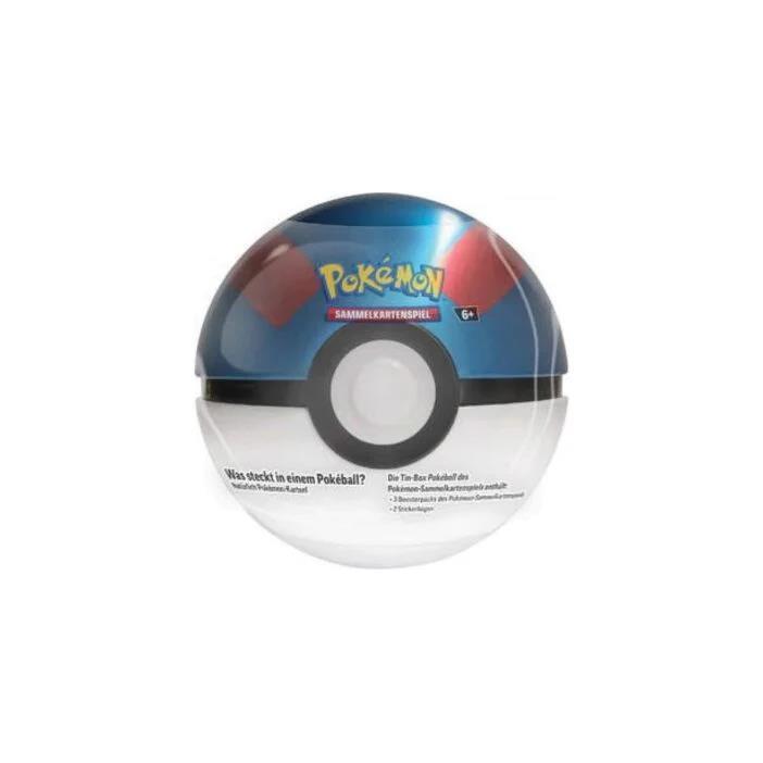 Pokémon Pokeball Tin Herbst 2024 (DE) Superball (Blau/Rot)