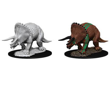 D&D Nolzur's Marvelous Miniatures Unpainted Miniature Triceratops