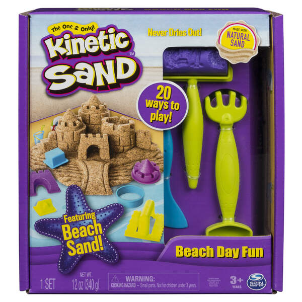 Kinetic Sand Beach Day Fun Kit (340g)