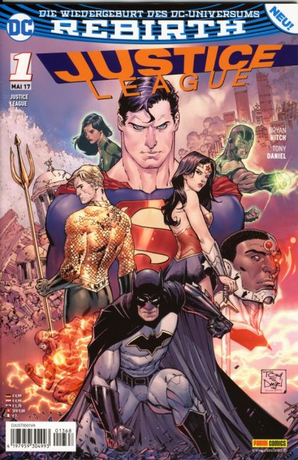 Justice League (Rebirth) 01, limitiertes Variant (TV Digital)