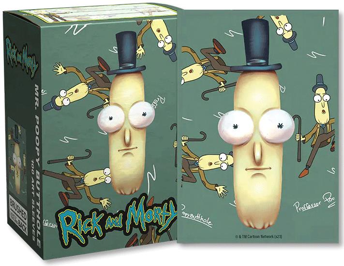 Dragon Shield Standard Sleeves - Brushed Art Rick and Morty - Mr. Poopy Butthole (100 Sleeves)