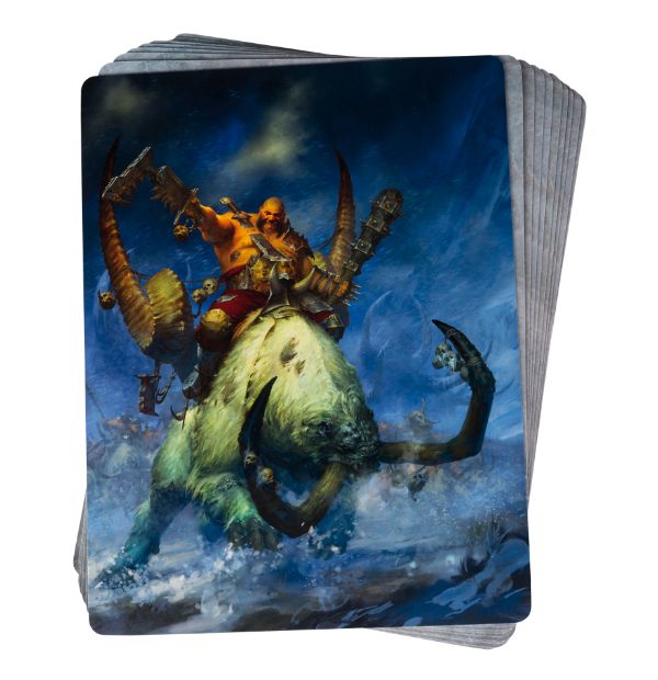 Warscroll Cards: Beastclaw Raiders, German