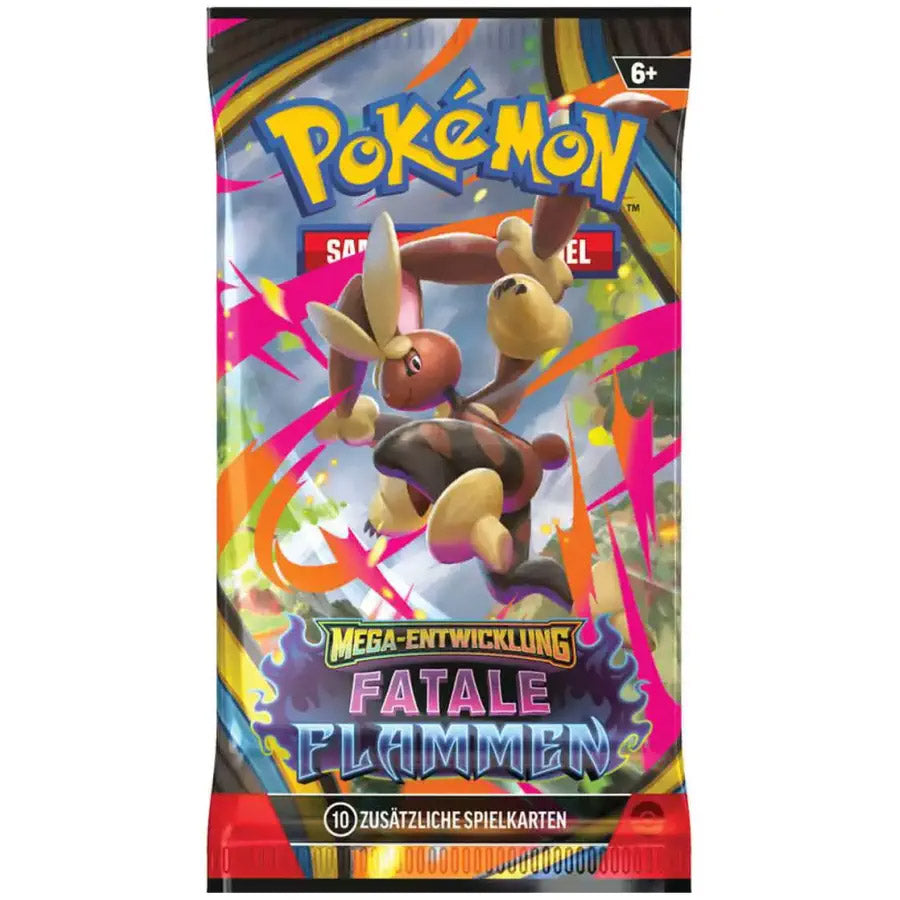 Pokémon Sammelkartenspiel Fatale Flammen Booster-Pack (GER)