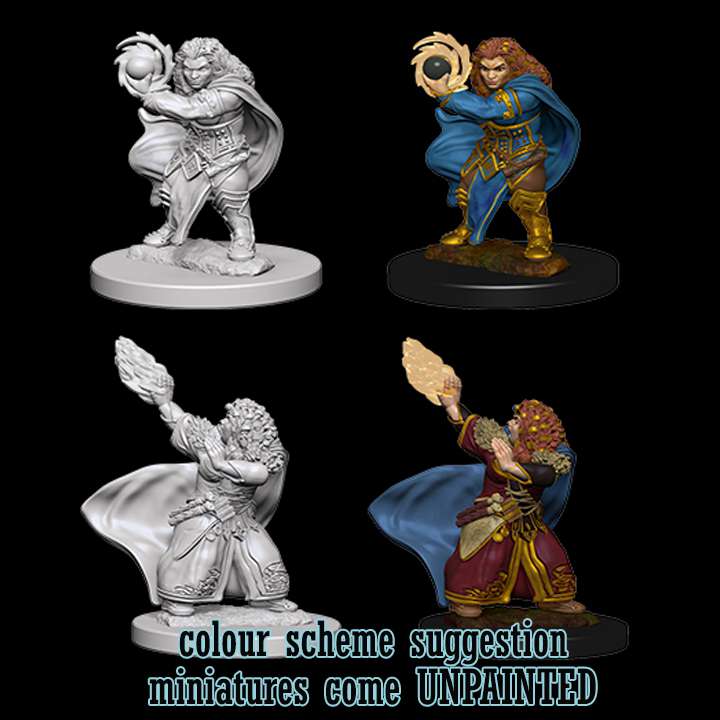 D&D Nolzur's Marvelous Miniatures Dwarf Female Wizard