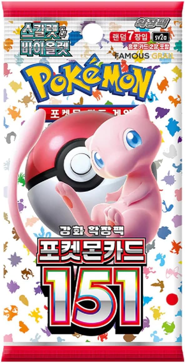 Pokémon Traindg Card Game 151 Booster Pack (KOR)