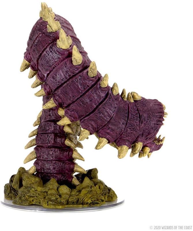 D&D Icons of the Realms: Fangs and Talons - Premium Set: Purple Worm