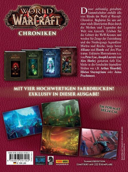 World of Warcraft Slipcase: Chronicles I-IV (222)