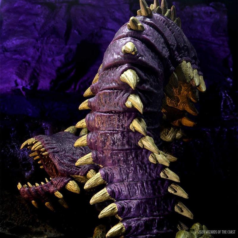 D&D Icons of the Realms: Fangs and Talons - Premium Set: Purple Worm