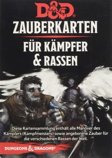 Dungeons & Dragons - Zauberkarten für Kämpfer & Rassen, Deutsch