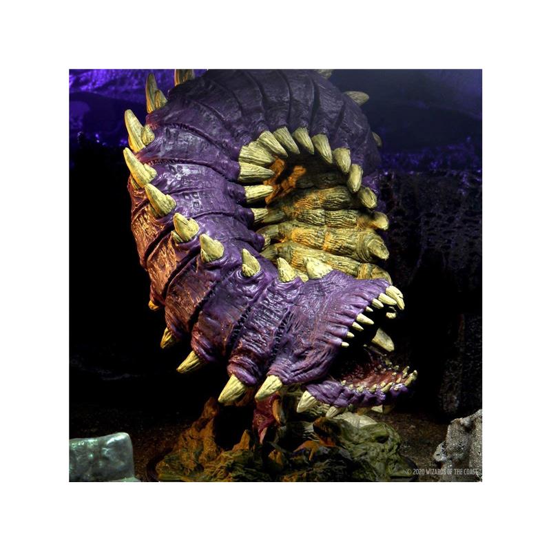 D&D Icons of the Realms: Fangs and Talons - Premium Set: Purple Worm
