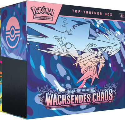 Pokémon Sammelkartenspiel ME04 Wachsendes Chaos Top-Trainer Box (DE)