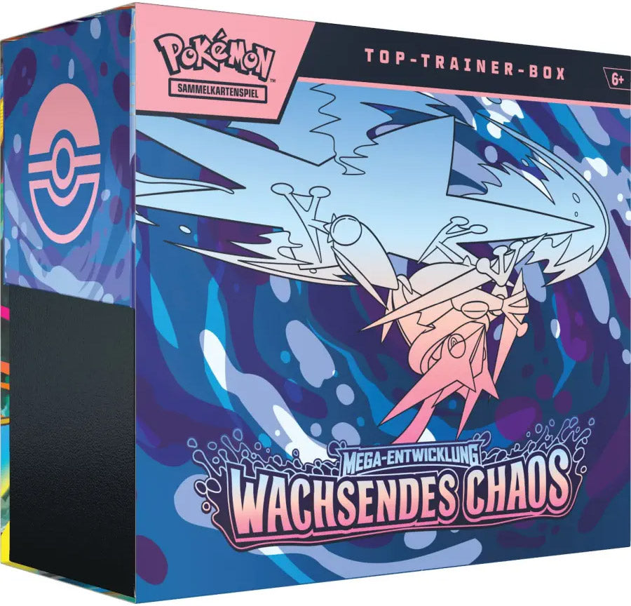 Pokémon Sammelkartenspiel ME04 Wachsendes Chaos Top-Trainer Box (DE)