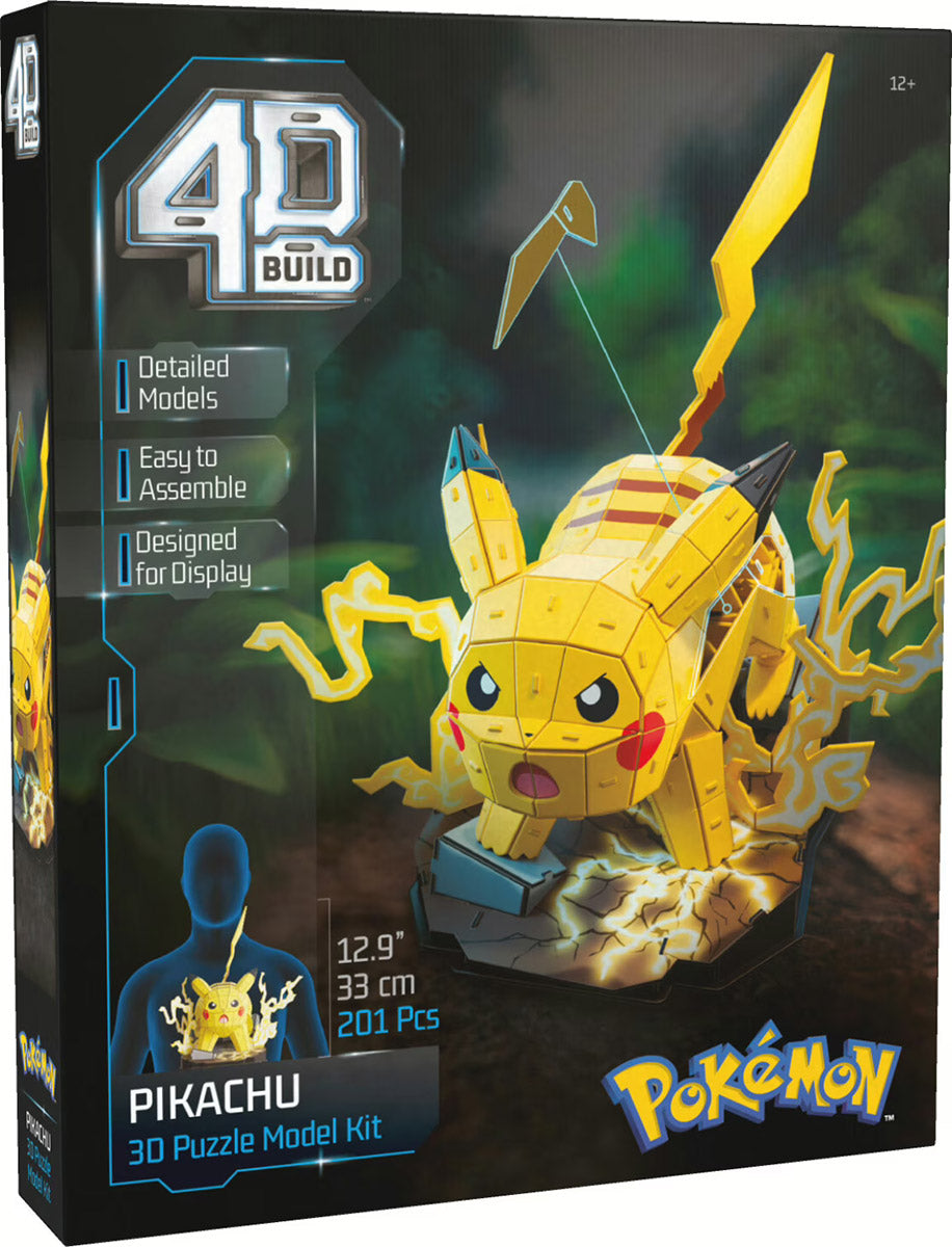 Pokémon Pikachu 3D-Modellbausatz aus Karton, 33 cm