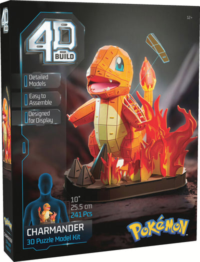 Pokémon Glumanda 3D-Modellbausatz aus Karton, 26 cm