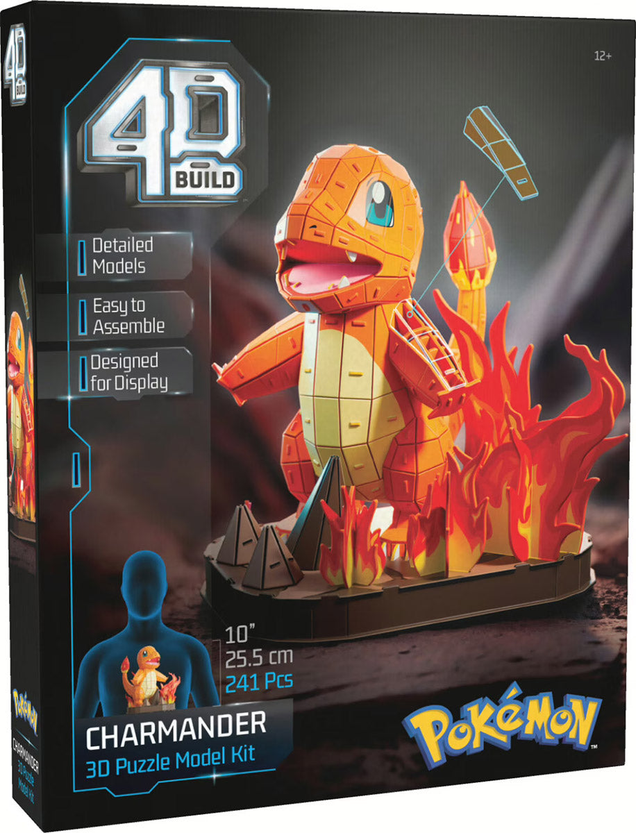 Pokémon Glumanda 3D-Modellbausatz aus Karton, 26 cm