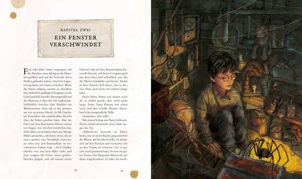 Harry Potter und der Stein der Weisen (farbig illustrierte Schmuckausgabe)