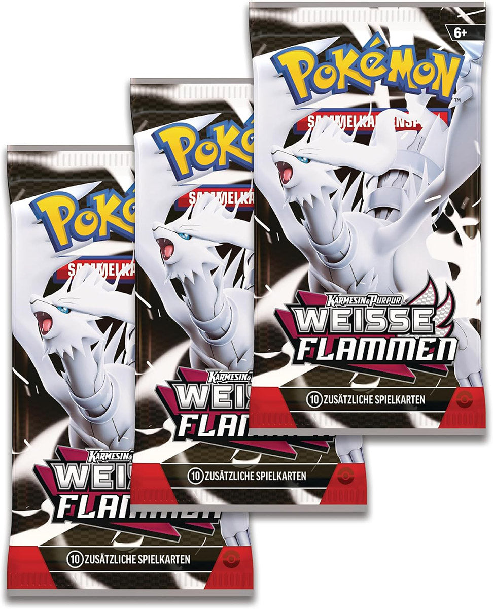 Pokémon KP10.5 Weiße Flammen 3-Pack Blister (DE)