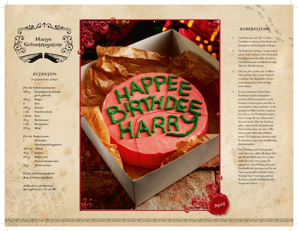 Der inoffizielle Küchenkalender für Harry Potter Fans 2022