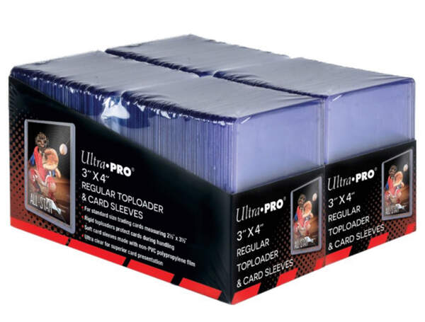 Toploader regular 3"x4" & Sleeves (200)