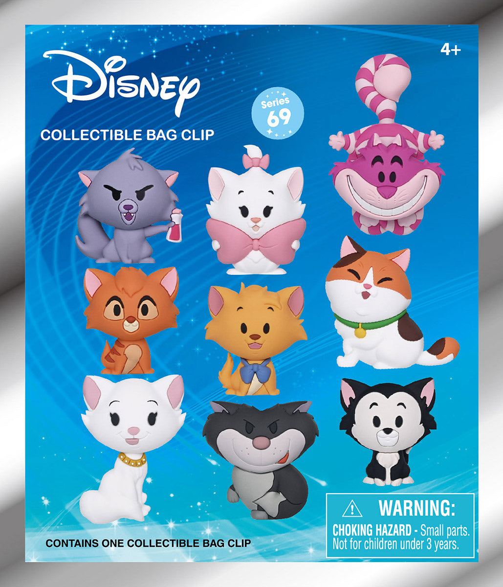 Disney Katzen 3D PVC-Taschenanhänger Serie 69
