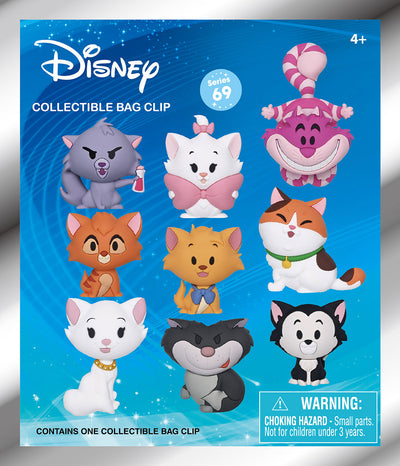 Disney Cats 3D PVC Bag Tag Series 69