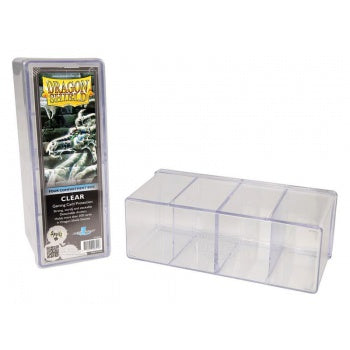 Dragon Shield - 4 Compartment Storage Box - Clear