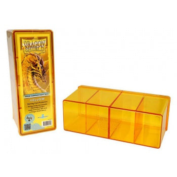 Dragon Shield - 4 Compartment Storage Box - Yellow