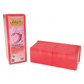 Dragon Shield - 4 Compartment Storage Box - Pink