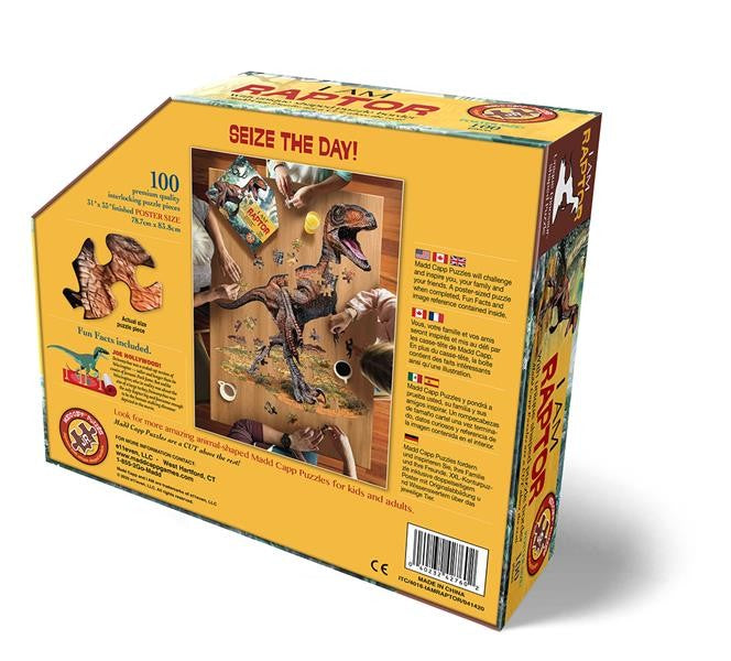Konturpuzzle Jr. Velociraptor XL (100 Teile)